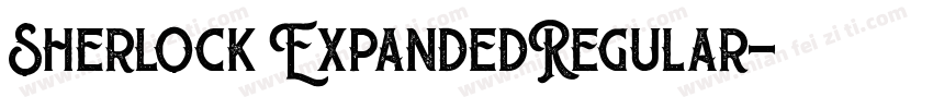 Sherlock ExpandedRegular字体转换